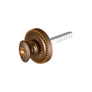 Дверная ручка Armadillo (Армадилло) поворотная BKW8.R.CL55 (BKW8/CL) BB-17 коричневая бронза